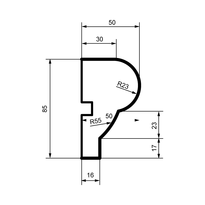 Fasadlist MC104
