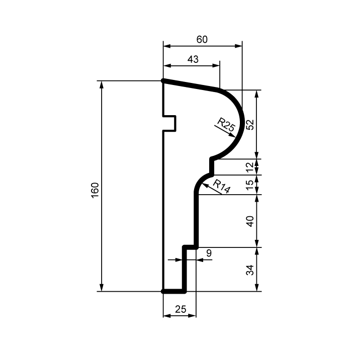 Fasadlist MC130
