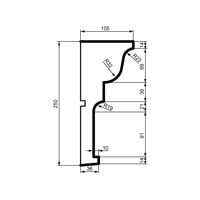 Fasadlist MC142