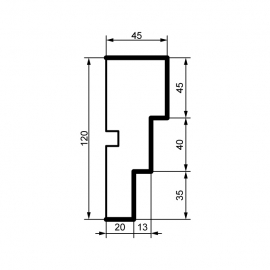 Fasadlist MC157