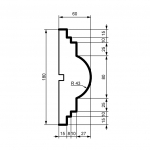 Fasadlist MC168