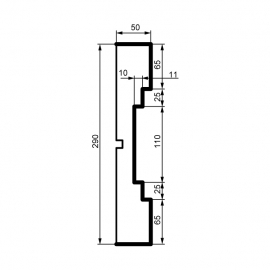 Fasadlist MC170