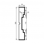 Fasadlist MC170