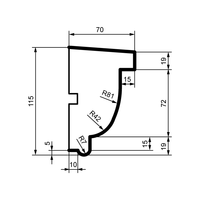 Fasadlist DC102