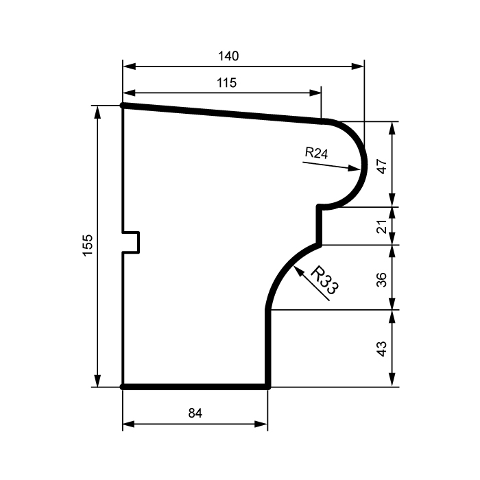 Fasadlist DC107
