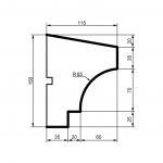 Fasadlist DC113